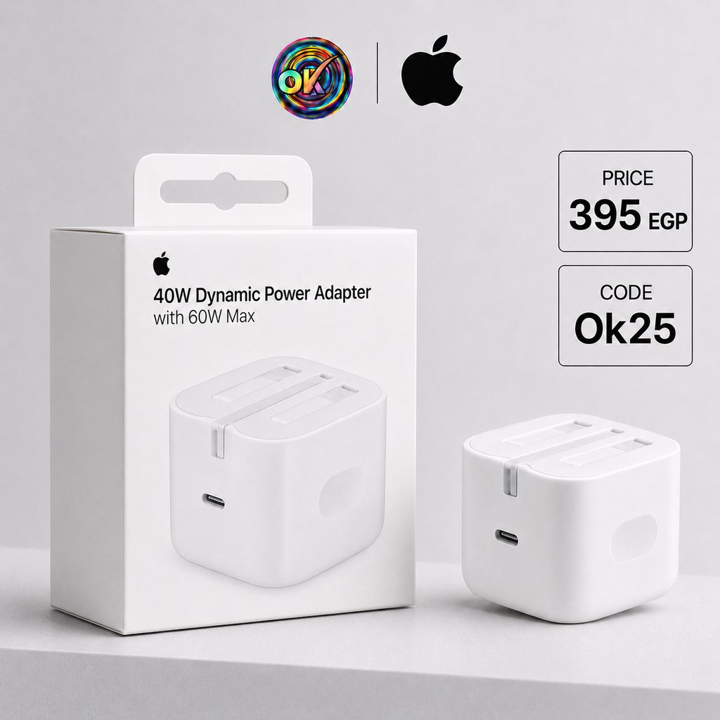 راس شاحن أيفون ثلاثي OK 40W With 60W Max