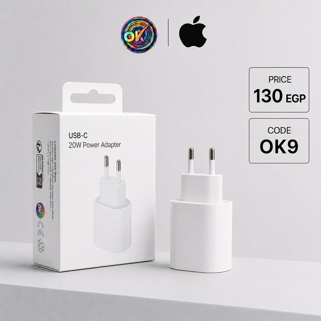OK 20W راس شاحن أيفون ثنائي