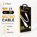 Z.PLUS Z3 كابل مايكرو ٢ أمبير