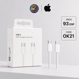 [OK21] كابل أيفون طرفين تايب سي OK PD 60W