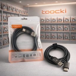 [E1637] كابل قماش سوكت معدن 120 وات سوبر فوك TOOCKI TC